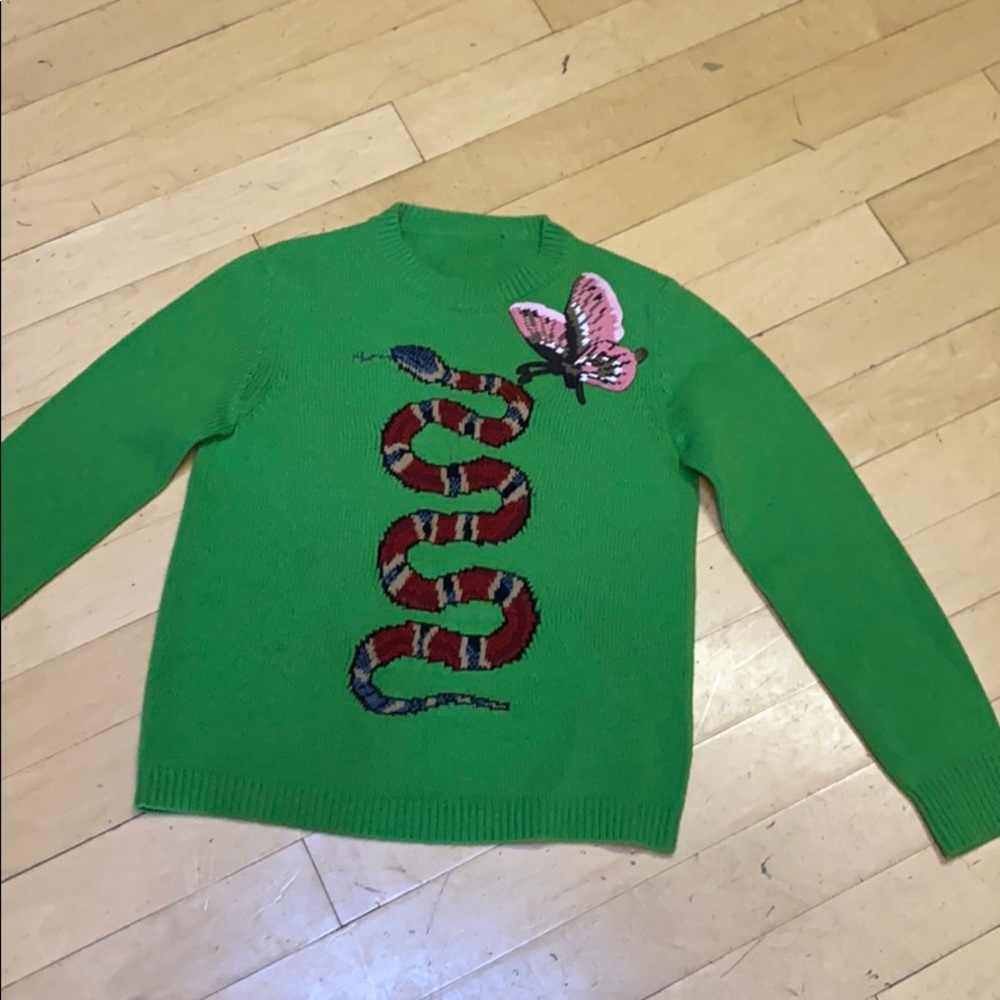 COPY - Gucci
Women's Snake Intarsia Knit Crew Neck Jumpe - Picture 6 of 16